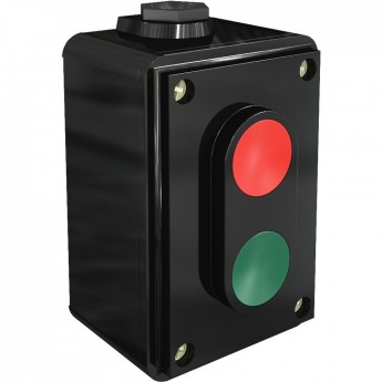 Пост кнопочный SCHNEIDER ELECTRIC DEKRAFT на 2 кнопки LA4-2H 2НО+2НЗ Цвет: черный