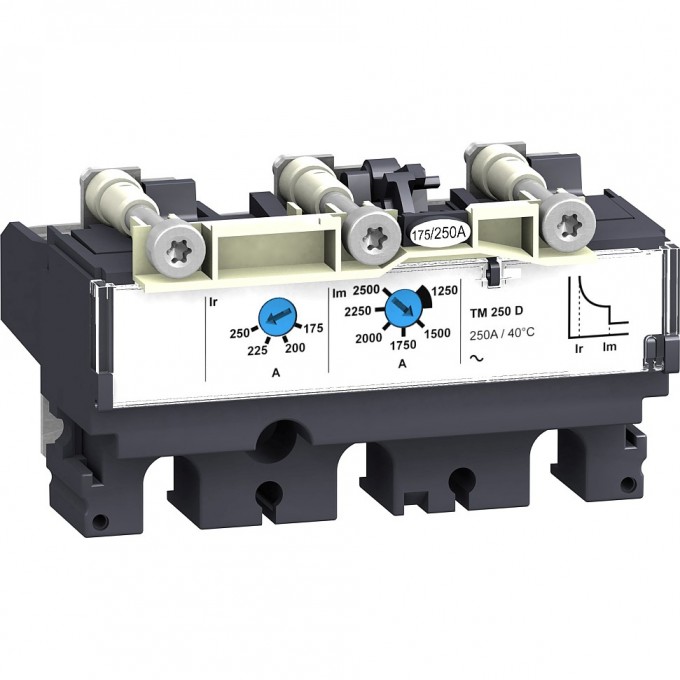 Расцепитель SCHNEIDER ELECTRIC TM160D для ComPact NSX 160/250 термомагнитный, 160 A, 3П3Т LV431432