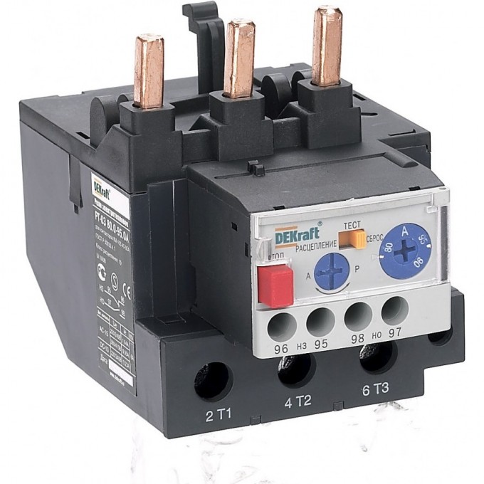 Реле электротепловое для контакторов SCHNEIDER ELECTRIC DEKRAFT 40-95А 23,0-32,0А РТ-03 23124DEK