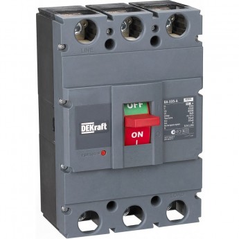 Силовой автоматический выключатель SCHNEIDER ELECTRIC DEKRAFT 3P 630А c Ir=504А-630А 70кА ВА-335