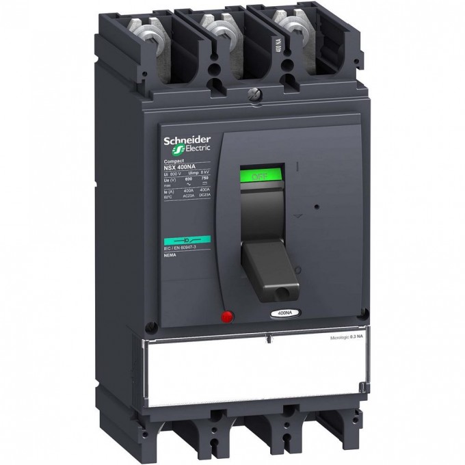 Выключатель-разъединитель 3P SCHNEIDER ELECTRIC COMPACT NSX400NA LV432756