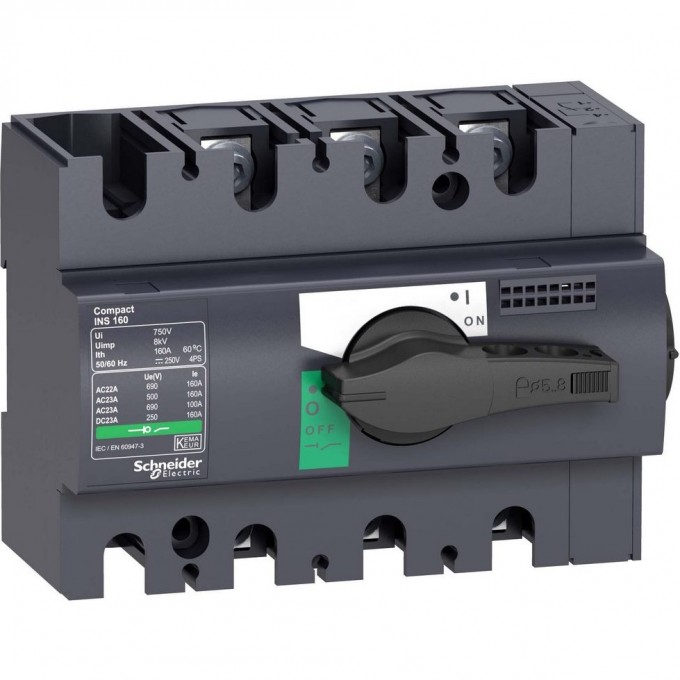 Выключатель-разъединитель SCHNEIDER ELECTRIC COMPACT INS125 3П 28910