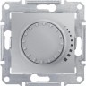 Светорегулятор (диммер) SCHNEIDER ELECTRIC SEDNA поворотный, индуктивный, 60-500Вт/ВА, алюминий SDN2200460