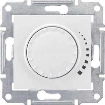 Светорегулятор (диммер) SCHNEIDER ELECTRIC SEDNA поворотный, индуктивный, 60-500Вт/ВА, белый