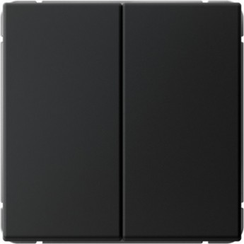 Выключатель 2-клавишный SCHNEIDER ELECTRIC ARTGALLERY GAL001051 (сх. 5) 10AX механизм, карбон